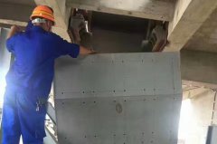 韶欣耐磨板安裝現場
